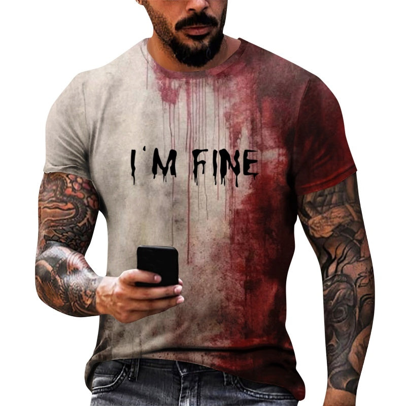 Bloody Shirt Halloween Bloody Cloth Men Horror Tshirts Funny Shirts Gift