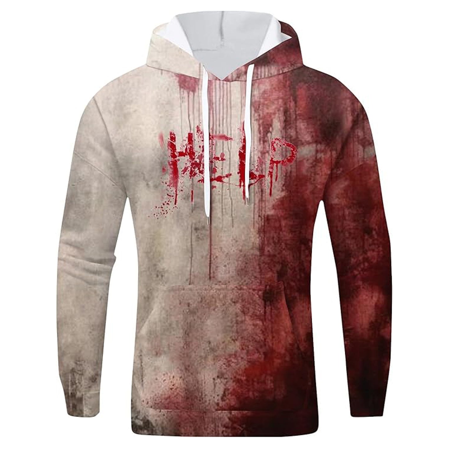 Problem Solved Bloody Shirt Men Im Fine Bloody Sweatshirt I'm Fine Bloody Hoodie Men T Shirt Scary Halloween Costumes