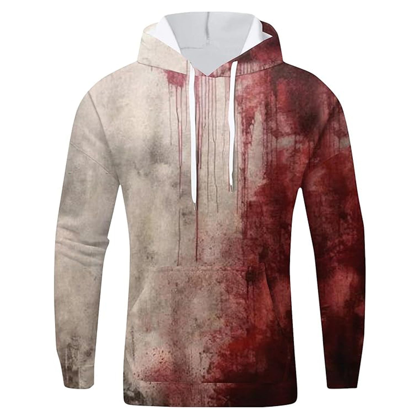 Problem Solved Bloody Shirt Men Im Fine Bloody Sweatshirt I'm Fine Bloody Hoodie Men T Shirt Scary Halloween Costumes