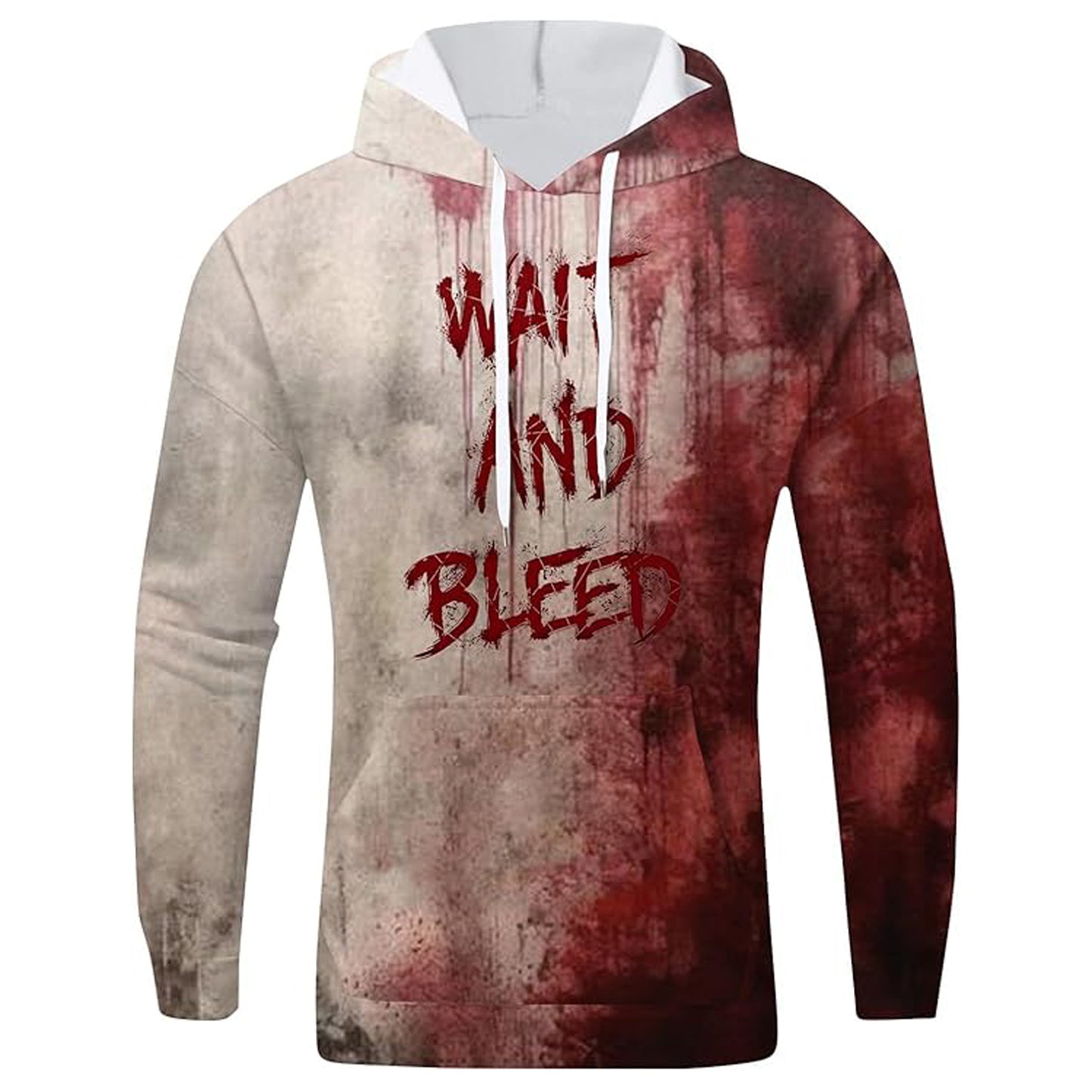 Problem Solved Bloody Shirt Men Im Fine Bloody Sweatshirt I'm Fine Bloody Hoodie Men T Shirt Scary Halloween Costumes