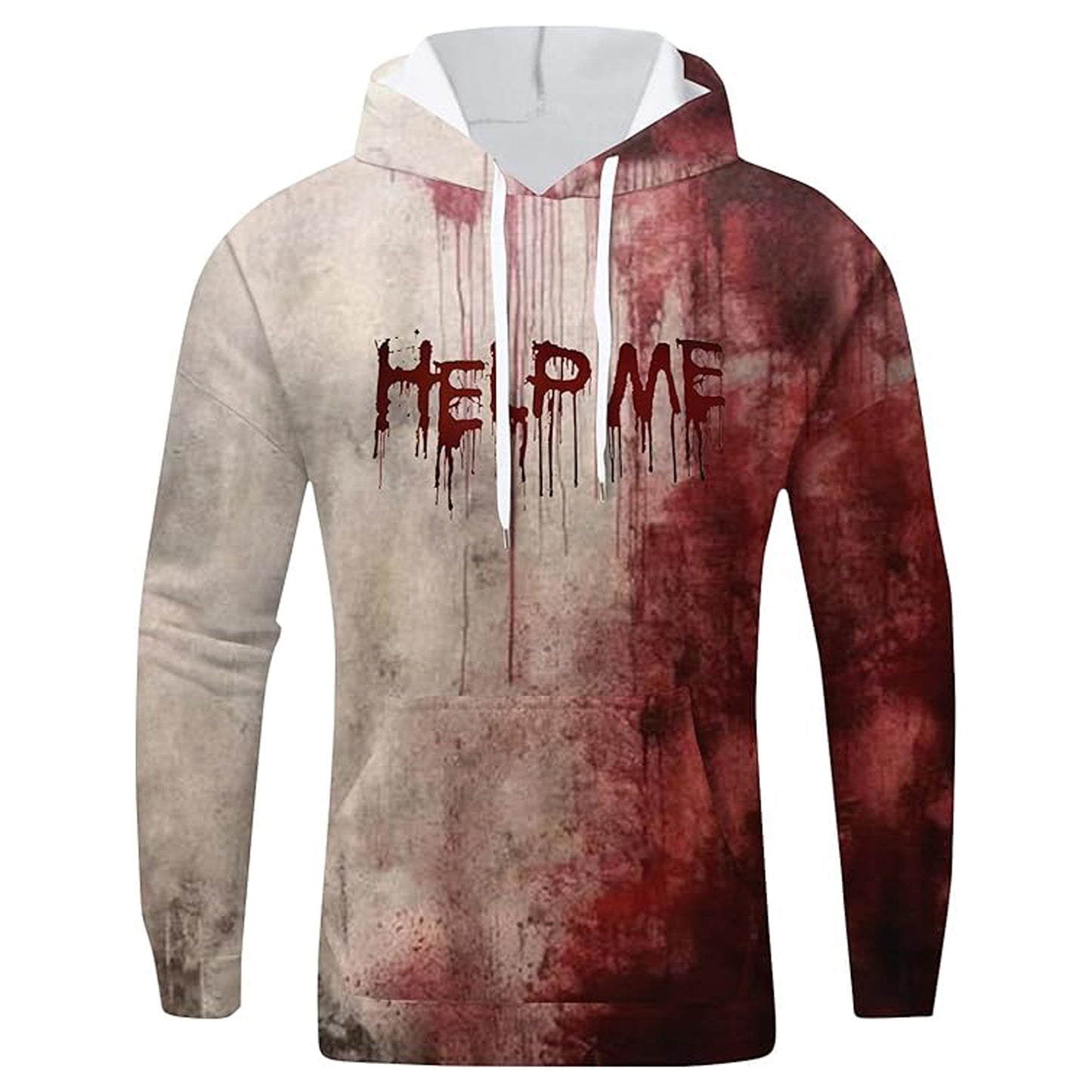 Problem Solved Bloody Shirt Men Im Fine Bloody Sweatshirt I'm Fine Bloody Hoodie Men T Shirt Scary Halloween Costumes