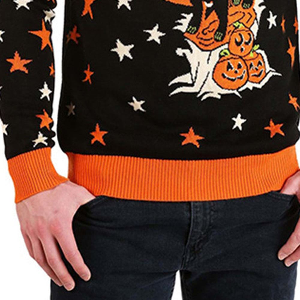 Factory Wholesale Men's Sweaters Knitted Pullovers Men's Sweaters Winter Women's Helloween Holiday