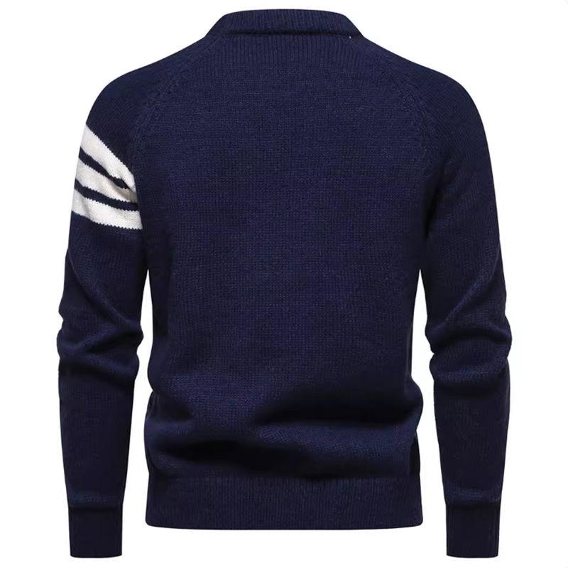 Men's Crew Neck Sweater, Slim Fit Lightweight Pullover Sweatshirts Knitted for Casual Wear, Long Sleeve Workout Outfits